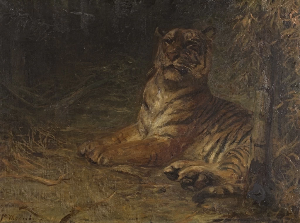 Tigre sdraiata nella giungla - Berlinische Galerie
